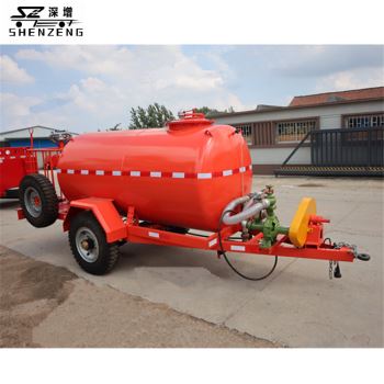3-5噸水罐拖車(chē)、園林農(nóng)藥噴灑水罐車(chē)、道路除塵水罐拖車(chē)